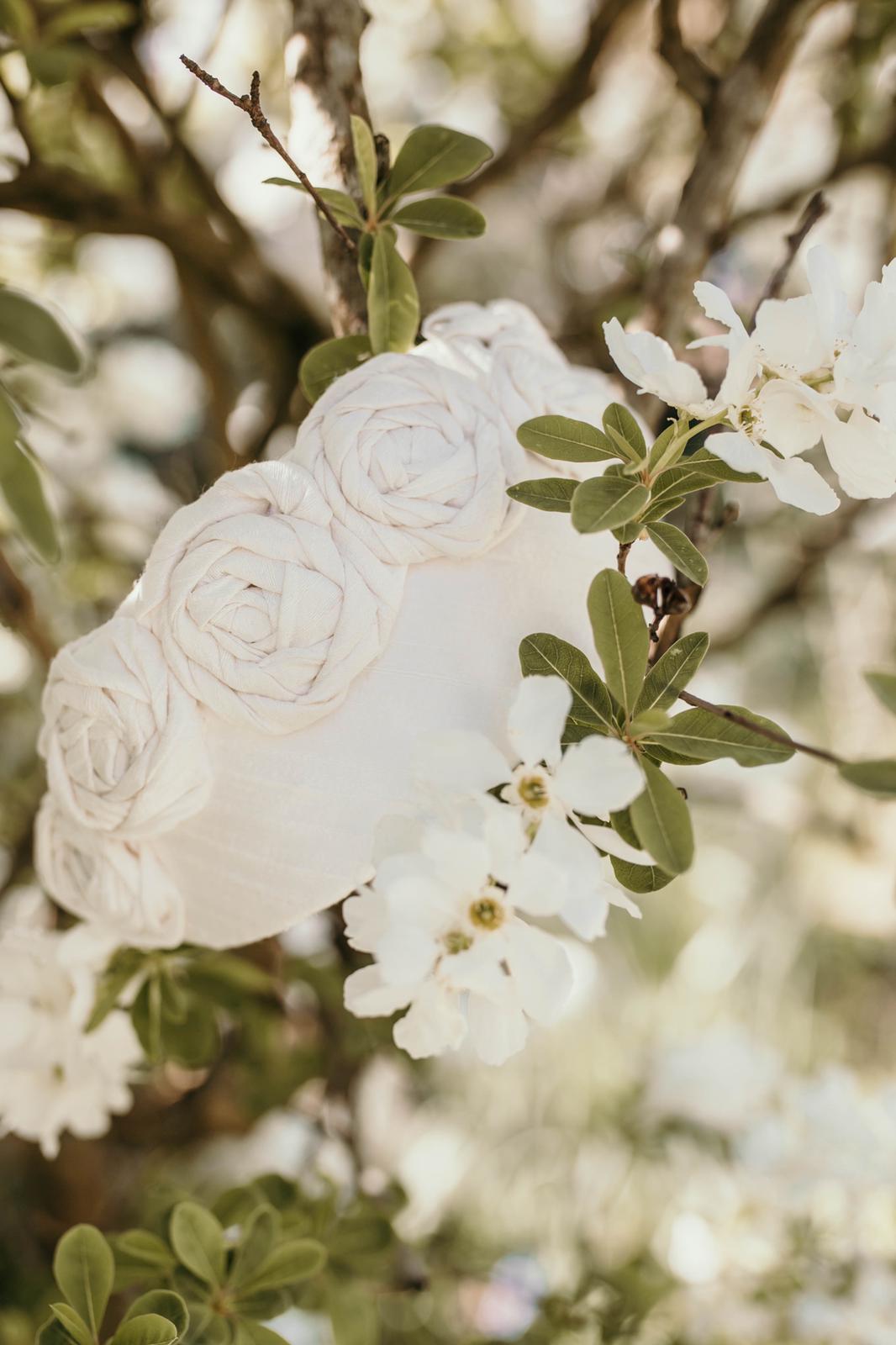 Ivory Silk Bridal Headpiece by Isabella Josie Millinery on Blossom