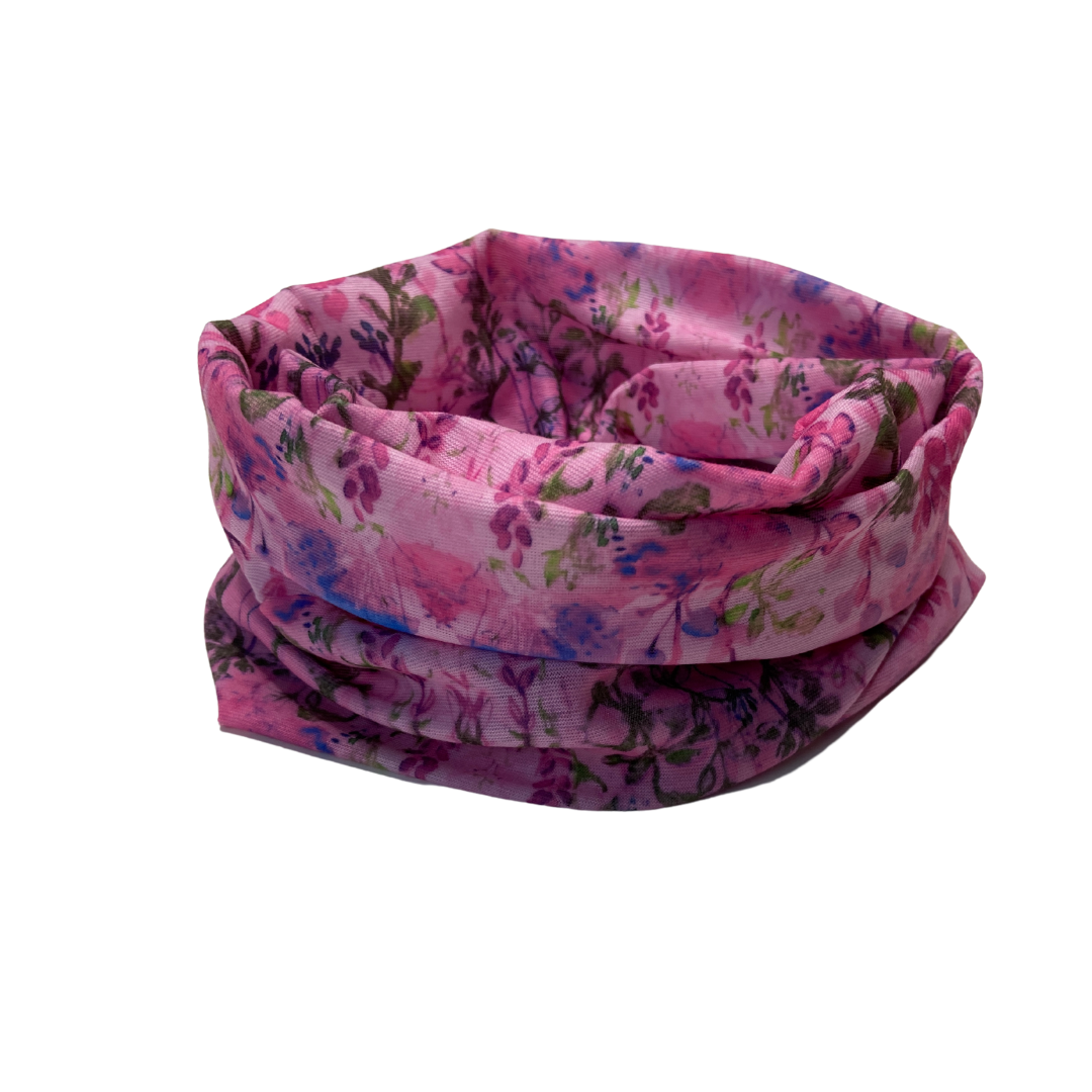 summer meadow multiway band in pink by Isabella Josie Millinery