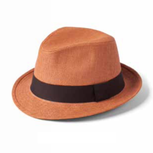 Rust Paperstraw Trilby