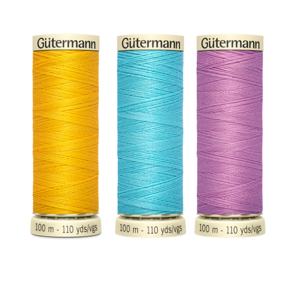 coloured sew all thread