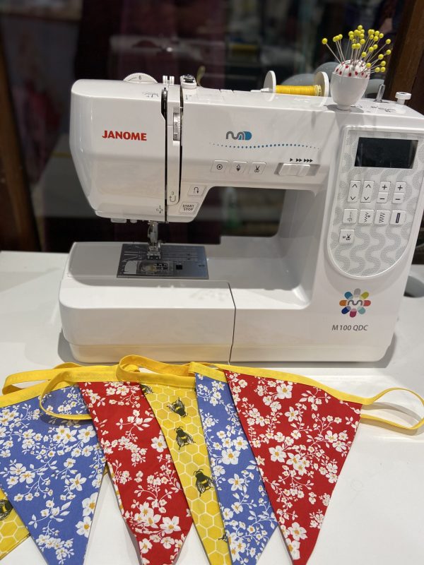 Sewing machine workshop and bunting making course West Sussex with Isabella Josie