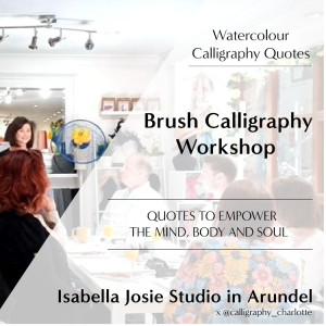 Brush Calligraphy for Beginners - Arundel Workshop