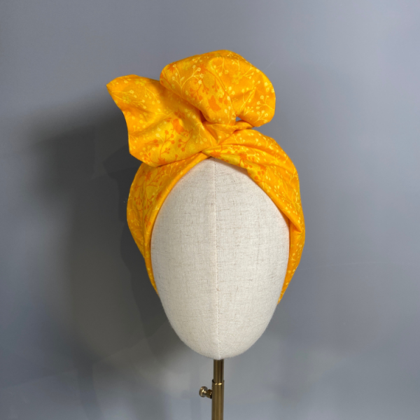 Sunshine Yellow Wired Headwrap by Isabella Josie Hair Accessories for over 30's