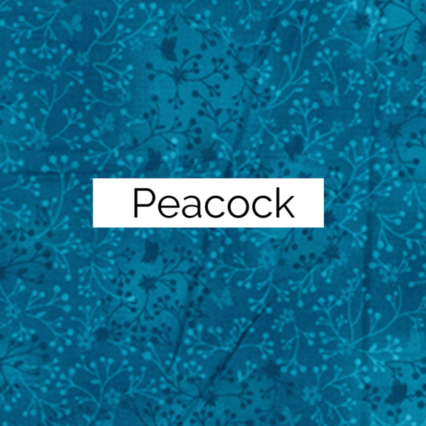 Peacock fabric Design your own