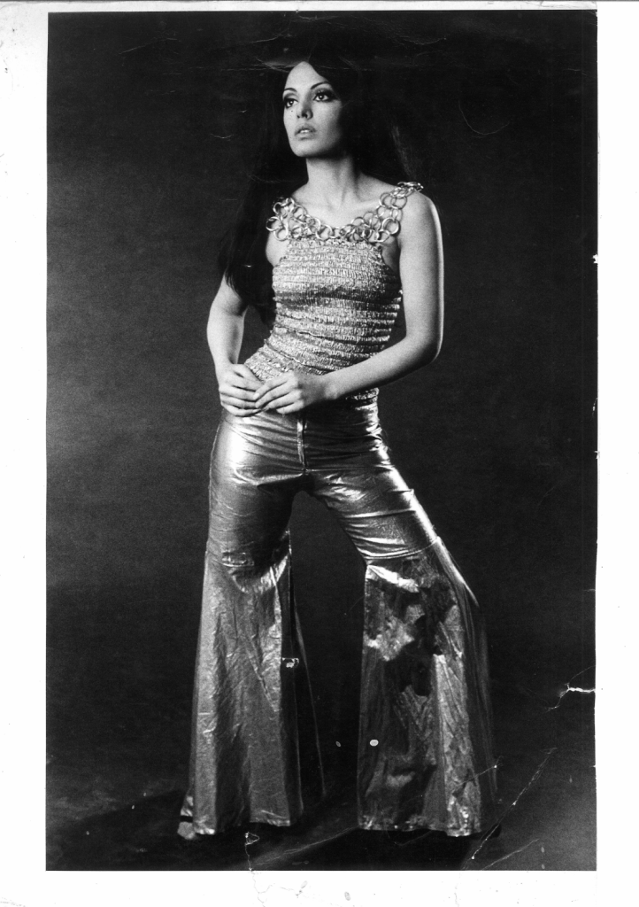 DIsco Diva original image 1970s fashion model Isabella Josie.
