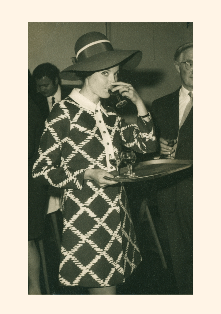 Late 1960s fashion.Original vintage photos for fashion history blog Goodwood revival