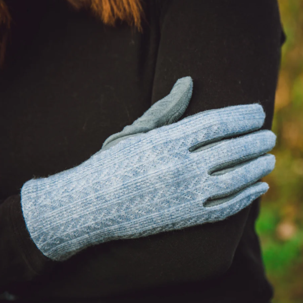 Cassie winter gloves ladies blue